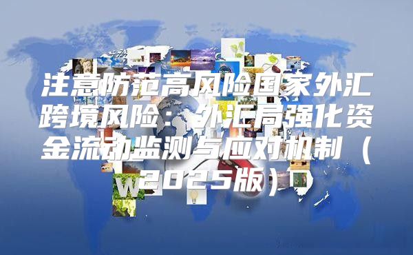 注意防范高风险国家外汇跨境风险：外汇局强化资金流动监测与应对机制2025版