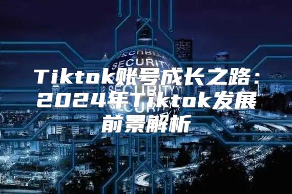 Tiktok账号成长之路：2025年Tiktok发展前景解析