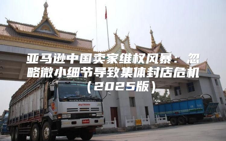 亚马逊中国卖家维权风暴：忽略微小细节导致集体封店危机2025版