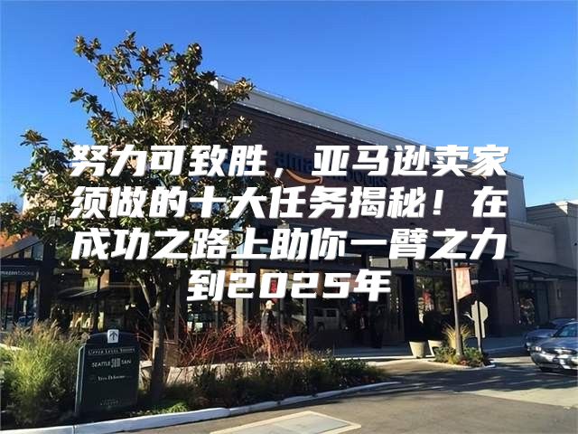 努力可致胜，亚马逊卖家须做的十大任务揭秘！在成功之路上助你一臂之力到2025年
