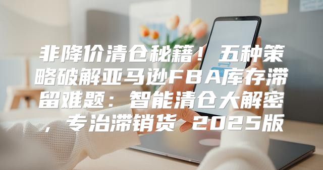 非降价清仓秘籍！五种策略破解亚马逊FBA库存滞留难题：智能清仓大解密，专治滞销货 2025版