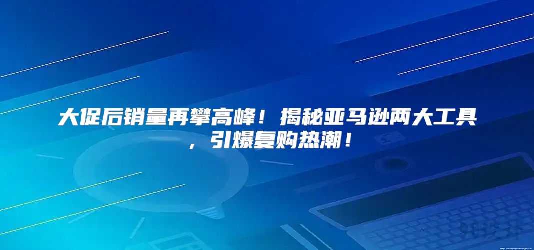 大促后销量再攀高峰！揭秘亚马逊两大工具，引爆复购热潮！