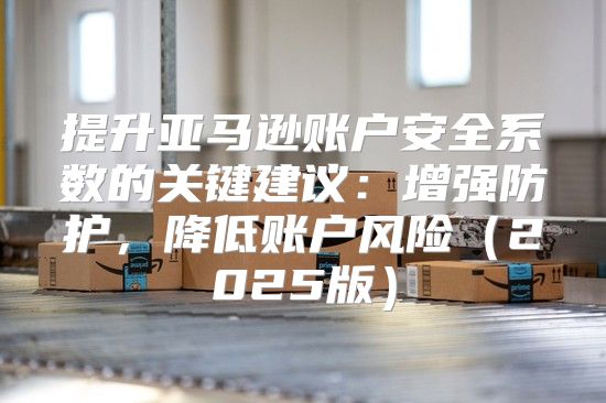 提升亚马逊账户安全系数的关键建议：增强防护，降低账户风险2025版