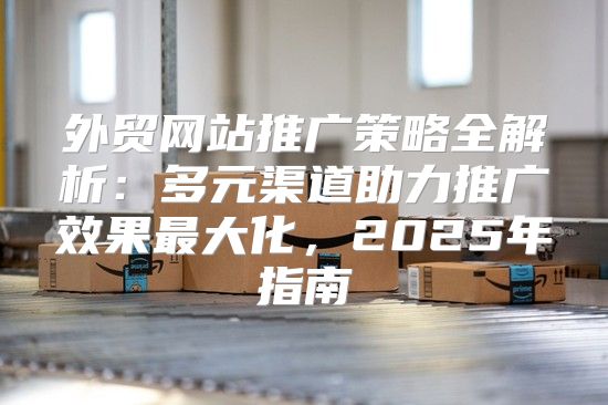 外贸网站推广策略全解析：多元渠道助力推广效果最大化，2025年指南