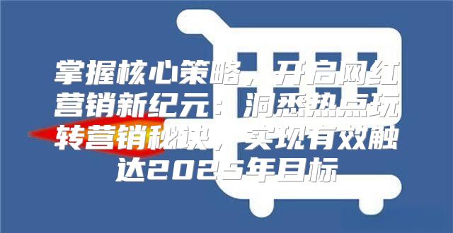 掌握核心策略，开启网红营销新纪元：洞悉热点玩转营销秘诀，实现有效触达2025年目标