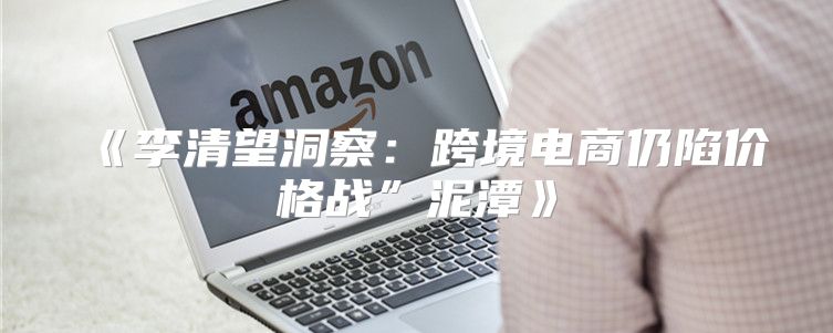 李清望洞察：跨境电商仍陷价格战”泥潭