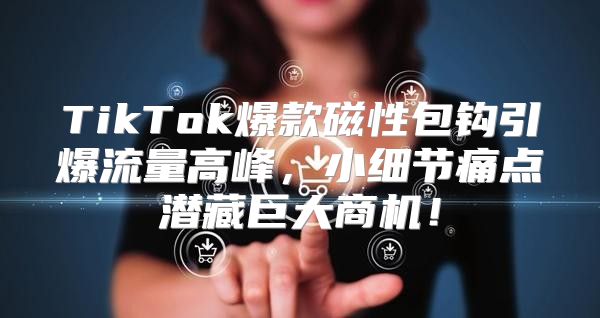 TikTok爆款磁性包钩引爆流量高峰，小细节痛点潜藏巨大商机！