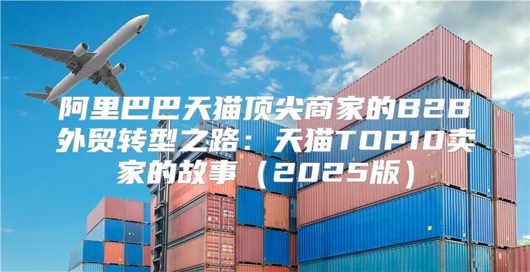 阿里巴巴天猫顶尖商家的B2B外贸转型之路：天猫TOP10卖家的故事2025版