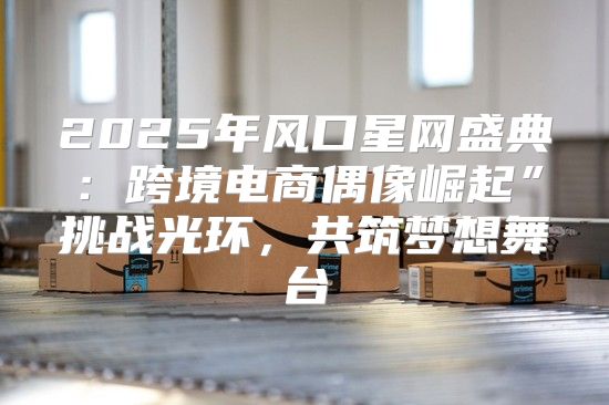 2025年风口星网盛典：跨境电商偶像崛起”挑战光环，共筑梦想舞台