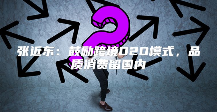 张近东：鼓励跨境O2O模式，品质消费留国内