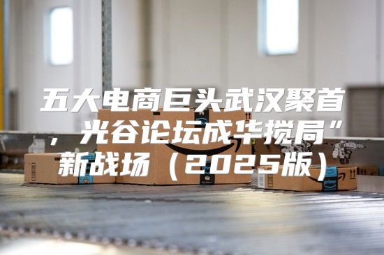 五大电商巨头武汉聚首，光谷论坛成华搅局”新战场2025版