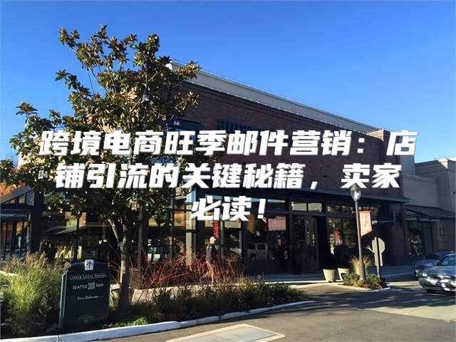 跨境电商旺季邮件营销：店铺引流的关键秘籍，卖家必读！