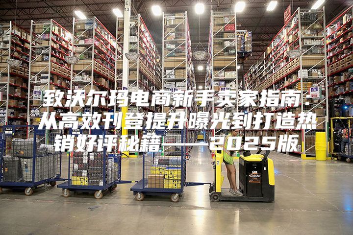 致沃尔玛电商新手卖家指南：从高效刊登提升曝光到打造热销好评秘籍——2025版