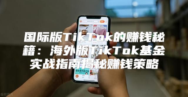 国际版TikTok的赚钱秘籍：海外版TikTok基金实战指南揭秘赚钱策略