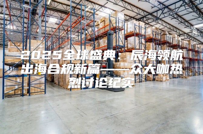 2025全球盛典：辰海领航出海合规新篇——众大咖热烈讨论纪实