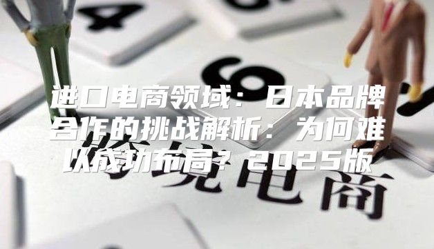 进口电商领域：日本品牌合作的挑战解析：为何难以成功布局？2025版