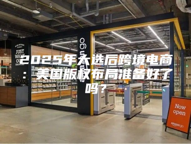 2025年大选后跨境电商：美国版权布局准备好了吗？