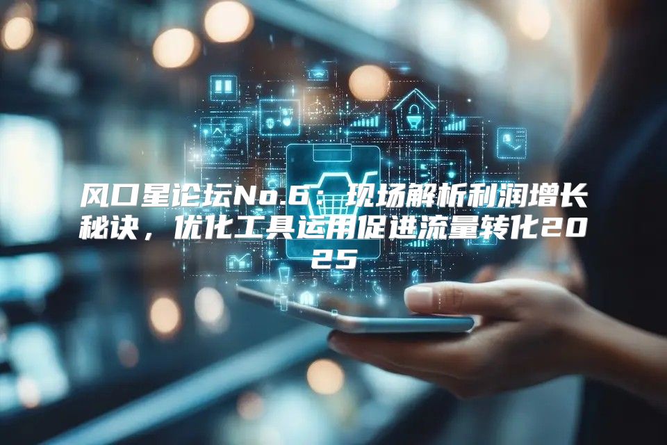 风口星论坛No.6：现场解析利润增长秘诀，优化工具运用促进流量转化2025