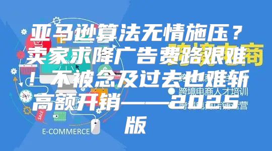 亚马逊算法无情施压？卖家求降广告费路艰难！不被念及过去也难斩高额开销——2025版