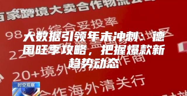 大数据引领年末冲刺：德国旺季攻略，把握爆款新趋势动态