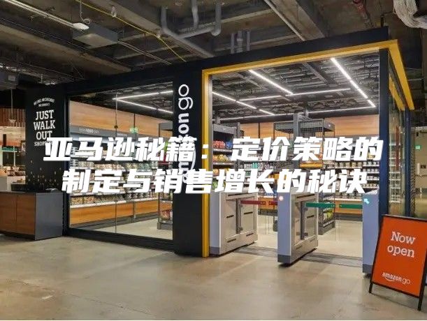 亚马逊秘籍：定价策略的制定与销售增长的秘诀