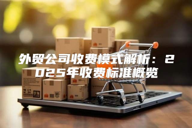 外贸公司收费模式解析：2025年收费标准概览
