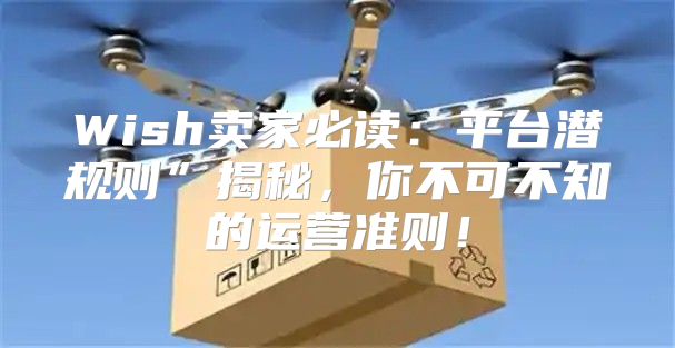 Wish卖家必读：平台潜规则”揭秘，你不可不知的运营准则！