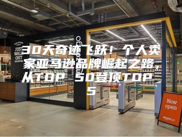 30天奇迹飞跃！个人卖家亚马逊品牌崛起之路，从TOP 50登顶TOP 5