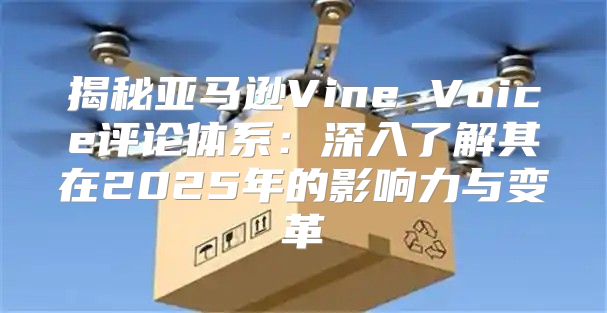 揭秘亚马逊Vine Voice评论体系：深入了解其在2025年的影响力与变革