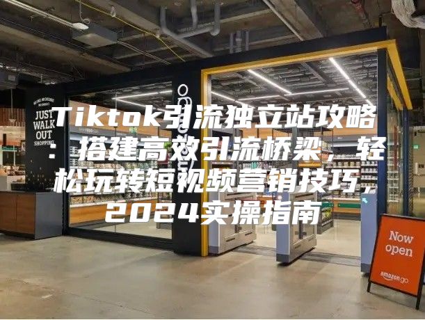 Tiktok引流独立站攻略：搭建高效引流桥梁，轻松玩转短视频营销技巧，2025实操指南