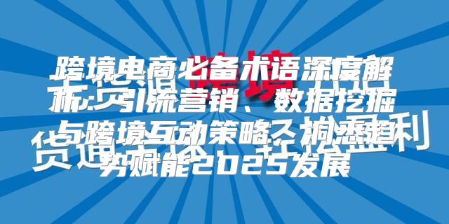 跨境电商必备术语深度解析：引流营销、数据挖掘与跨境互动策略，洞悉趋势赋能2025发展