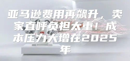 亚马逊费用再飙升，卖家直呼负担太重！成本压力大增在2025年