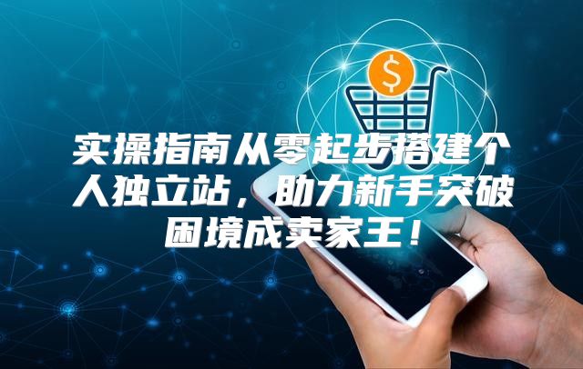 实操指南从零起步搭建个人独立站，助力新手突破困境成卖家王！