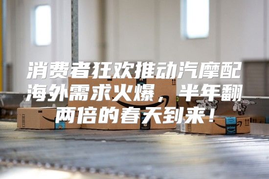 消费者狂欢推动汽摩配海外需求火爆，半年翻两倍的春天到来！