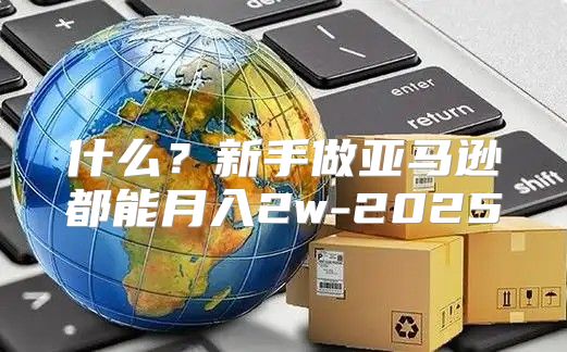 什么？新手做亚马逊都能月入2w-2025