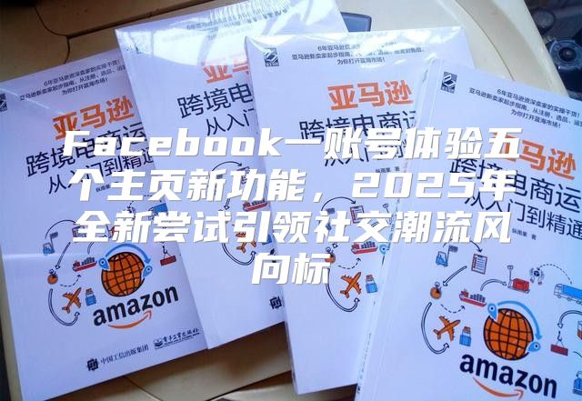 Facebook一账号体验五个主页新功能，2025年全新尝试引领社交潮流风向标