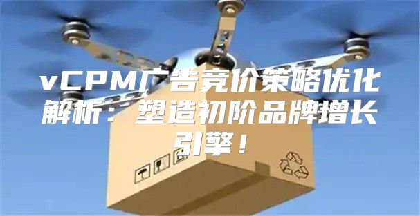 vCPM广告竞价策略优化解析：塑造初阶品牌增长引擎！