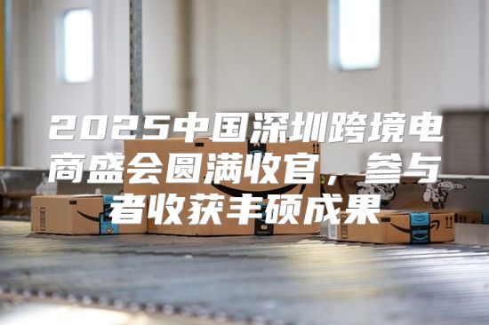2025中国深圳跨境电商盛会圆满收官，参与者收获丰硕成果