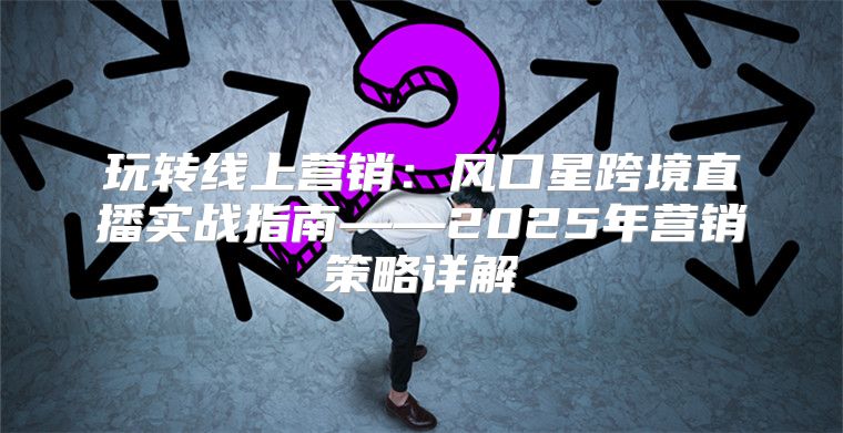 玩转线上营销：风口星跨境直播实战指南——2025年营销策略详解