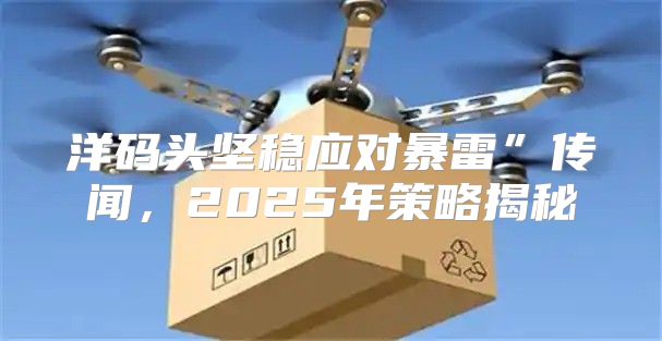 洋码头坚稳应对暴雷”传闻，2025年策略揭秘