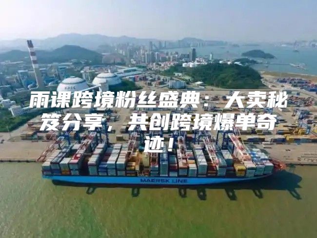 雨课跨境粉丝盛典：大卖秘笈分享，共创跨境爆单奇迹！