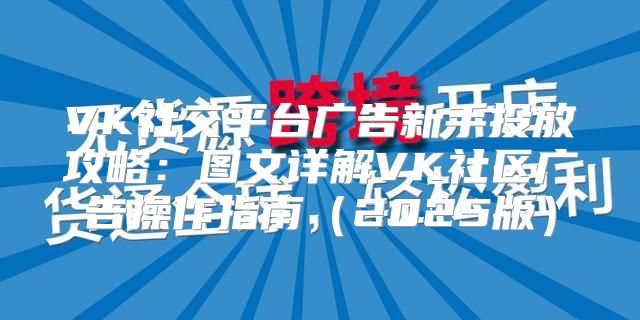VK社交平台广告新手投放攻略：图文详解VK社区广告操作指南2025版