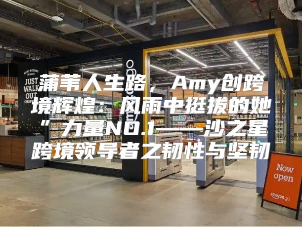 蒲苇人生路，Amy创跨境辉煌：风雨中挺拔的她”力量NO.1——沙之星跨境领导者之韧性与坚韧