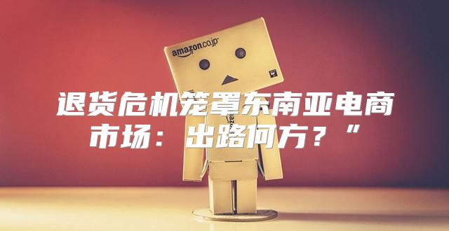 退货危机笼罩东南亚电商市场：出路何方？”