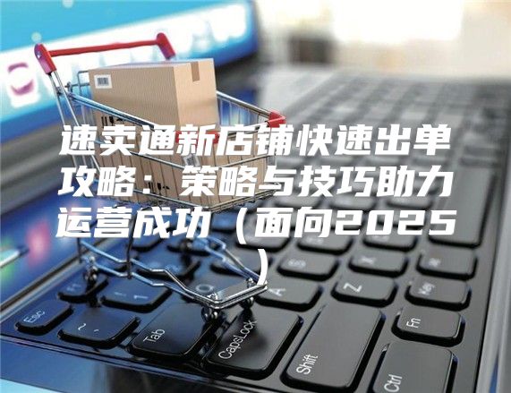 速卖通新店铺快速出单攻略：策略与技巧助力运营成功面向2025