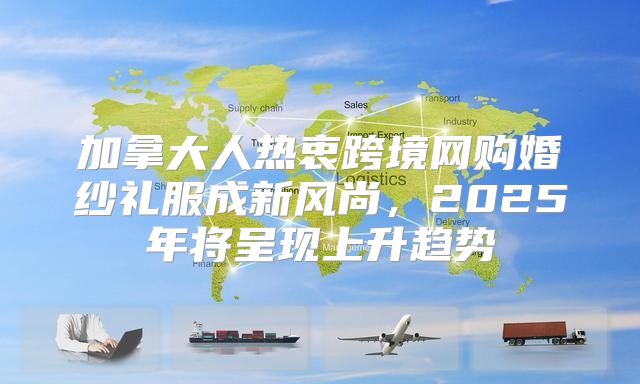 加拿大人热衷跨境网购婚纱礼服成新风尚，2025年将呈现上升趋势