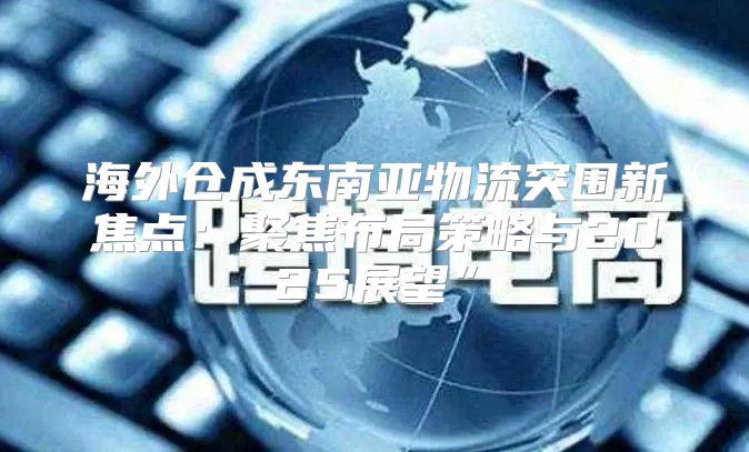 海外仓成东南亚物流突围新焦点：聚焦布局策略与2025展望”