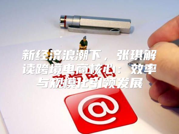 新经济浪潮下，张琪解读跨境电商核心：效率与规模化引领发展