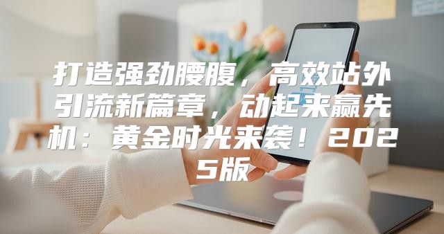 打造强劲腰腹，高效站外引流新篇章，动起来赢先机：黄金时光来袭！2025版