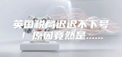 英国税局迟迟不下号！原因竟然是......